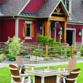 Donoma 42 x 54 foyer rectangulaire et bascule pivotante à manger Comfo - acajou antique sur blanc