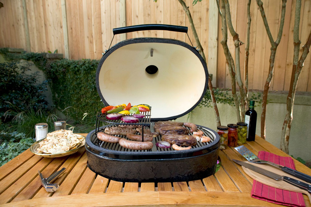 Barbecue ovale Primo Grill en céramique