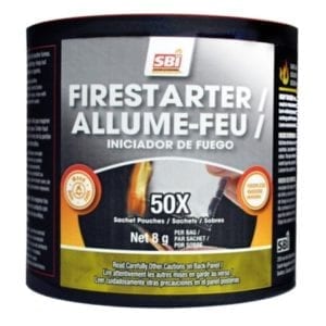 Sachet de cire, un allume-feu de SBI, Fabricant de poêles international