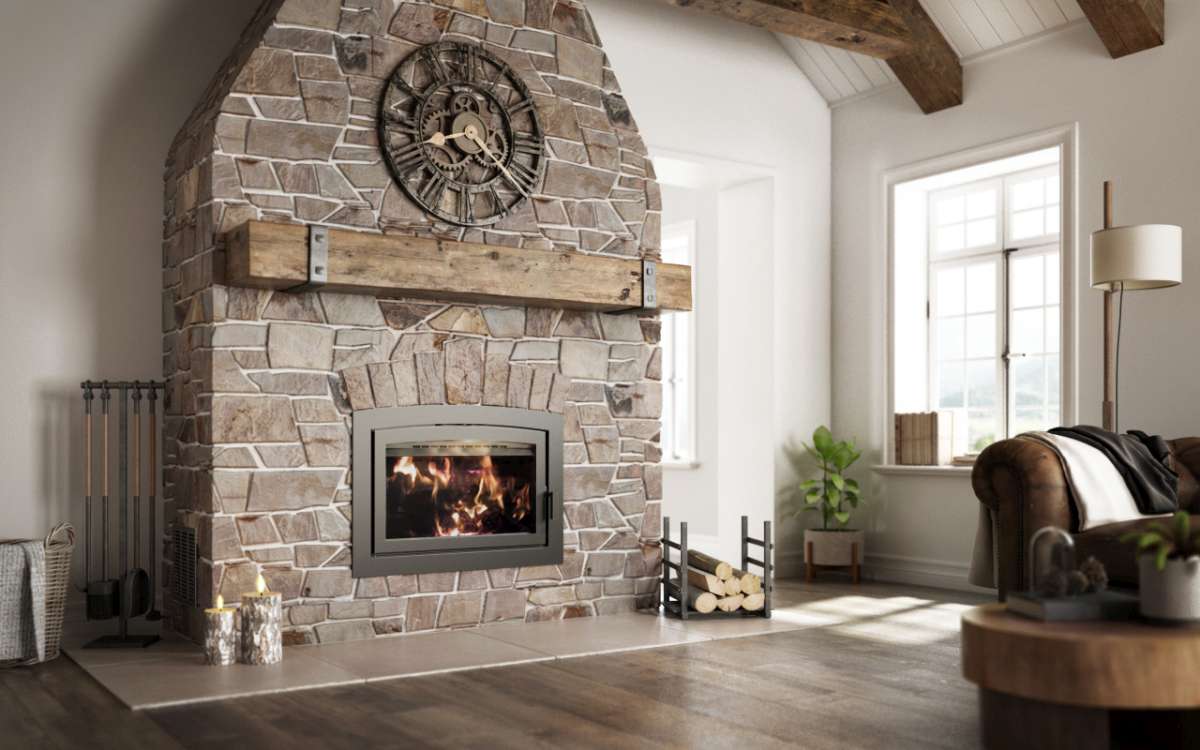 There are several considerations that will determine the amount of firewood needed for a heating season. Let’s discuss those factors and try to help you plan for the next couple of heating seasons. THE IMPORTANT QUESTIONS TO ASK 1) How much space are you trying to heat? 2) Are you a serious wood burner or more of a recreational user? 3) What type of fireplace or stove do you have? 4) How large is your fireplace or stove? 5) Where is your home located? 6) How is it insulated and orientated? 7) What type of wood are you going to use? Let’s discuss each of these in detail and you’ll get a better understanding of how much wood you might use. CONSIDERATIONS: Is your objective to heat your entire home, or just a portion of it? Consider a centrally located wood burning fireplace, stove or forced air furnace if your intentions are to heat the entire house. Moving the air within your home is important. Whether it’s with ceiling fans, an oscillating floor fan or maybe turning your conventional furnace fan to the “on” position, your objective is to get the air circulating to eliminate cold and hot spots within the house. Fireplaces, stoves and furnaces come in lots of different sizes. Take note of the size of the firebox. The larger the firebox (in cubic feet), the more wood it will hold, the longer the wood will last and the more heat it will produce. [SEE LINKS: WOOD BURNING STOVE or WOOD BURNING FIREPLACES] Remember, this is not an exact science. There are lots of variables. But generally speaking, fireboxes of 1.6 cubic feet and smaller will heat up to 1000 square feet of space. Fireboxes up to 2.8 cubic feet will heat up to 2000 square feet and the largest fireboxes, over 2.9 cubic feet will heat up to 3000 square feet of well insulated space. Your WE LOVE FIRE expert can assist you with this. If you’re planning to heat the entire house, you will need to size the equipment for the worst-case weather scenario in the winter. Are you in northern Minnesota or southern Missouri? The northeast or the Pacific northwest? Obviously, your address will make a huge difference in product selection. [SEE LINK: BTU CALCULATOR] Maybe you’re more of a “recreational” wood burner? That is, one who wants to enjoy an occasional fire on weekends or while entertaining. It’s likely that a smaller appliance will nicely suit your needs. OTHER POINTS TO PONDER: The age of the house and type of construction will make a huge difference in the amount of wood you’ll use during a heating season. For example, is yours a 100-year-old brick or stone two story farmhouse? Maybe a 1970’s or 80’s ranch style home? These heating needs will be significantly greater than a similar style house built within the past few years. Yes, windows can be replaced in an older home and cracks sealed up, but sidewall and foundation insulation are difficult and expensive to retrofit to an older home. Orientation of the house can be important, too. A southern exposure with lots of solar gain in the wintertime can provide wonderful daytime heating. Conversely, if you have a spectacular view to the north, plan accordingly and invest in good windows! EFFICIENCIES vs AETHETICS? The efficiency of today’s EPA certified wood burning equipment is extremely solid. There’s lots of great equipment on the market. The manufacturers that your nearby WE LOVE FIRE dealer represent are the best in the industry. Decide how you want to heat . . . . with a fireplace, stove or furnace. If it’s a fireplace or stove, we can help with the sizing issues described above. Our advice: buy something you like the looks of. Keep in mind this will be in your living or family room without a fire going for many more hours over the course of a year, than with a fire burning in it. So, purchase equipment and accessories that fit your décor and lifestyle. And if it’s a wood burning furnace, who cares what it looks like! It’s going to be out of site in the basement! Just buy a reliable, dependable, proven brand. Difference types and species of wood will produce similar amounts of heat, pound for pound. Hardwoods are considerably denser than softwoods so they will burn for a much longer period of time. [SEE LINK: WHAT WOOD TO BURN IN MY FIREPLACE?] HOW MUCH TO CUT OR BUY? A cord of wood is a pile that is cut and stacked and measures 4” wide x 4” high x 8’ long. If you are a serious wood-burner and plan to heat a 20-year-old, 2000 square foot house in a cold climate, plan for 4 or 5 cords of dry, seasoned hardwood. A recreational burner should plan two cords. If you’re in a mild climate, cut this amount in half. When trying to figure out how much wood you’ll need, estimate on the heavy side. Just keep it covered and whatever isn’t used this year, can be first in the firebox next year!