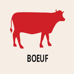 Section de boeuf