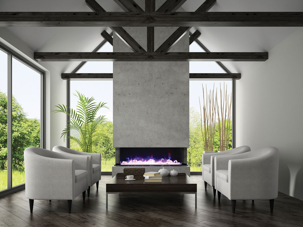  Magnifique foyer électrique Amantii Tru-view-xl. Quelle taille de foyer ai-je besoin?