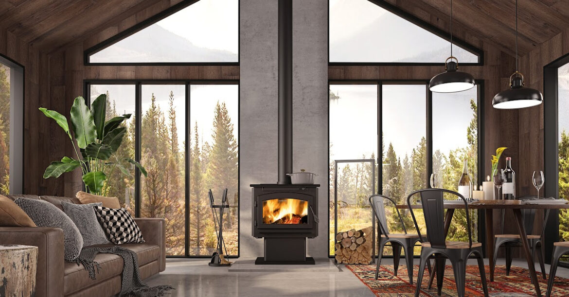 Protections de plancher pour poêles au bois - Poêle au bois Outlander® par Ambiance®